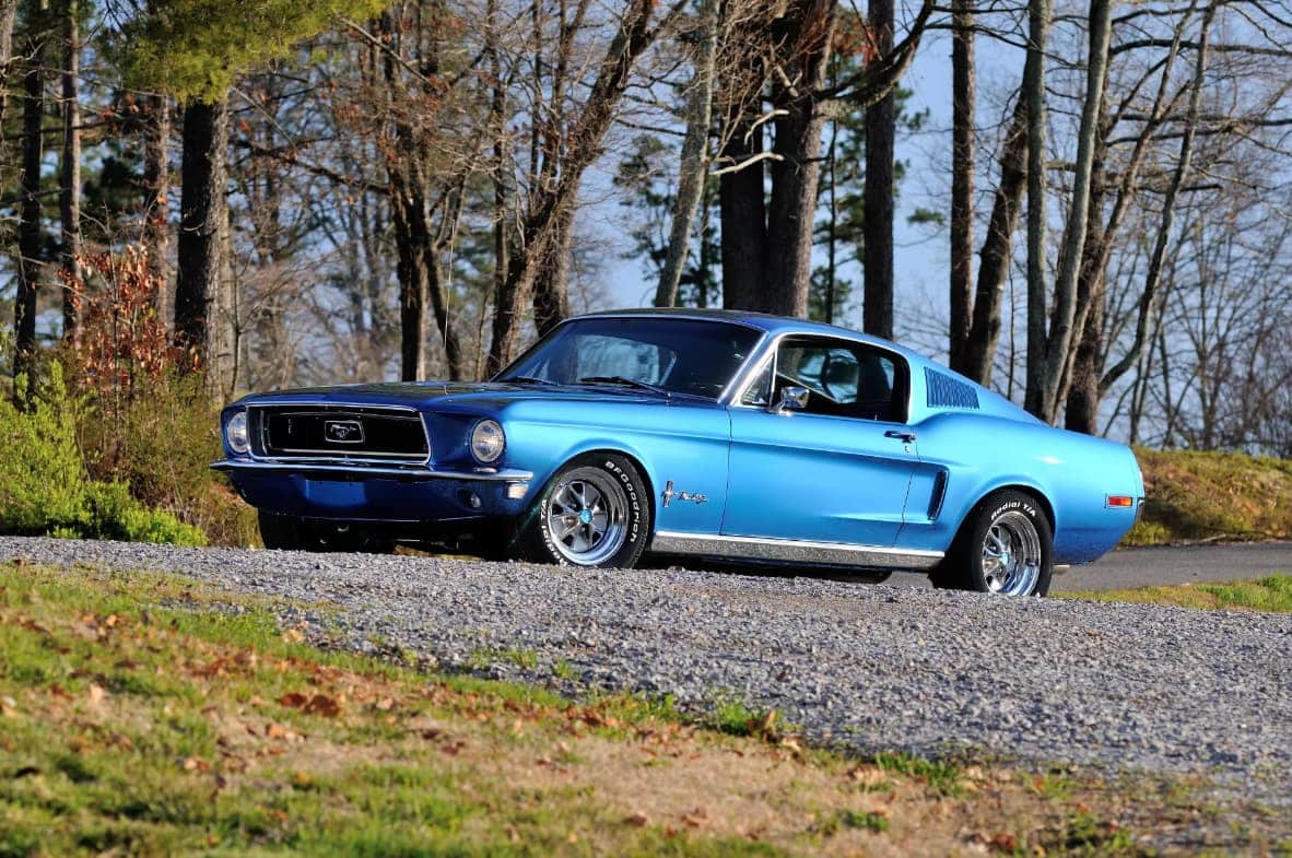1968 Ford Mustang Fastback: A Classic Beauty with Rotisserie Restoration